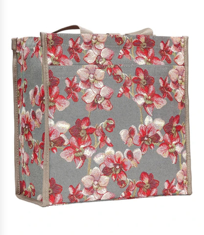 Signare Women's Fashion Tapestry Shopper Bag Design Orchid.