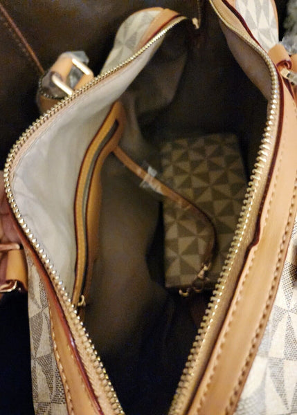 New Crossbody Shoulder Bag Sachel,  Matching Wallet with Zipper Pocket On Back