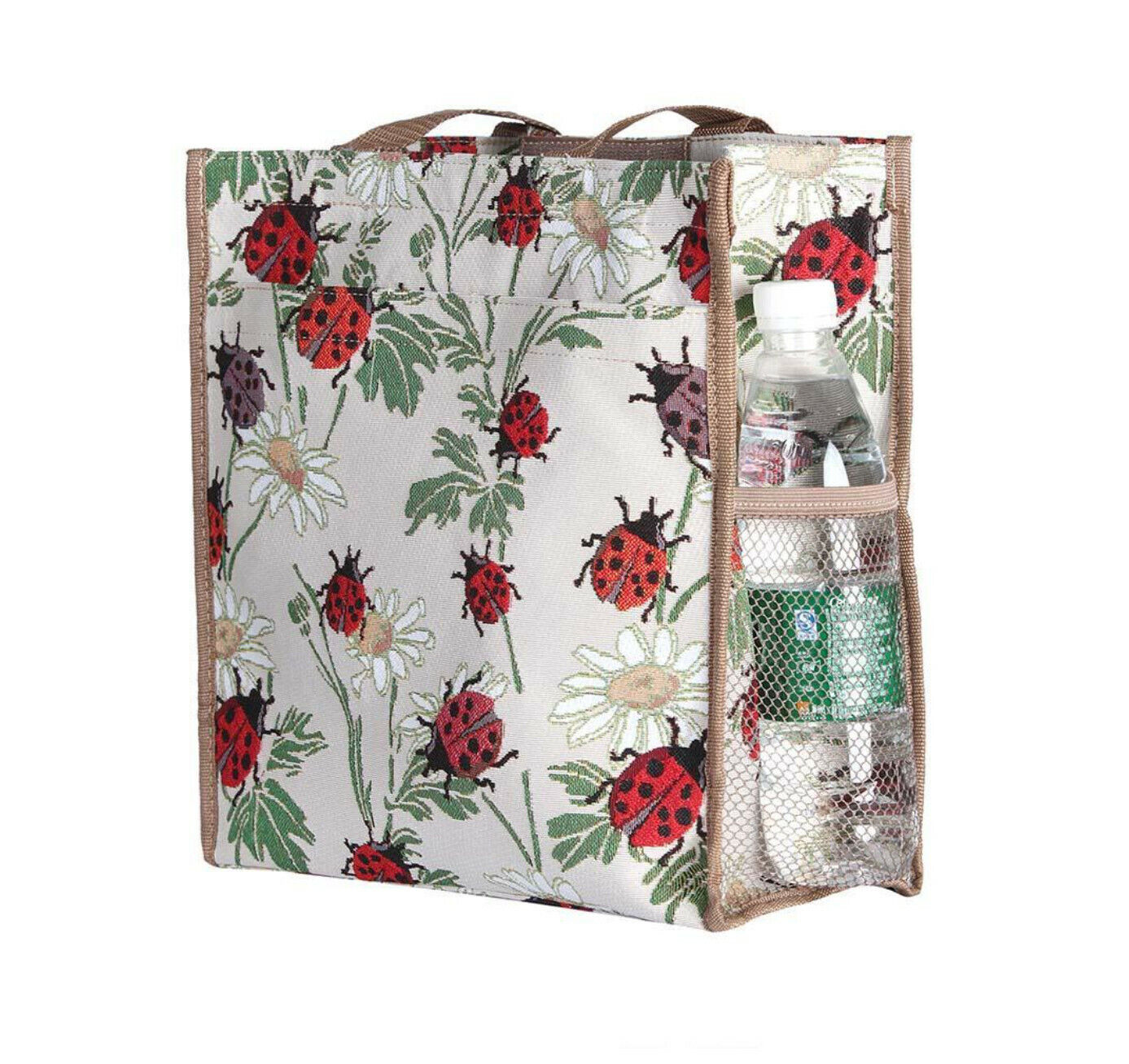 Signare Womens Fashion Tapestry Shopper Bag Shoulder Bag Lady Bug Design