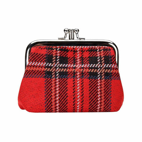 Signare Royal Stewart Tartan Double Section Coin Frame Purse Tapestry NWT