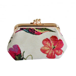 Signare Humming Bird Double Section Coin Frame Purse Tapestry Free Shipping
