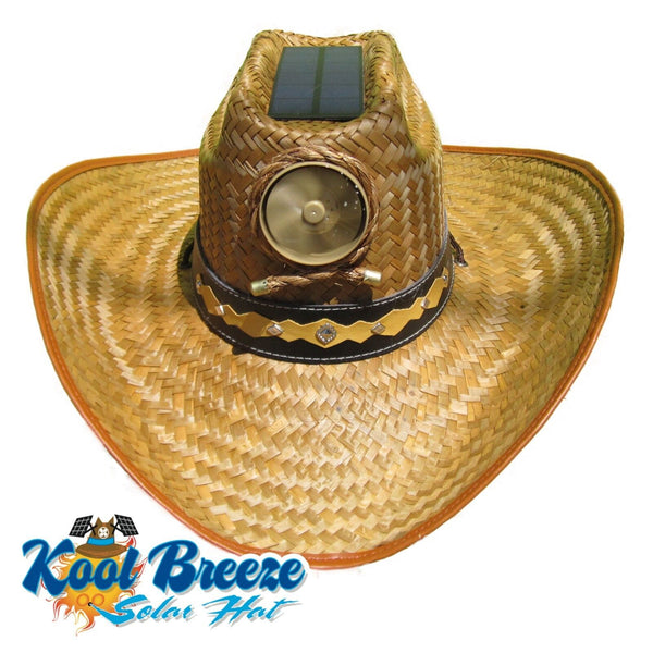 Mens Kool Breeze Solar Cowboy Hat, Straw hat, Cowboy hat, Cooling Hat, Solar NEW