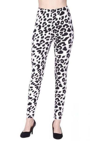Women's Printed Brushed Buttery Soft Leggings One Size & Plus Size