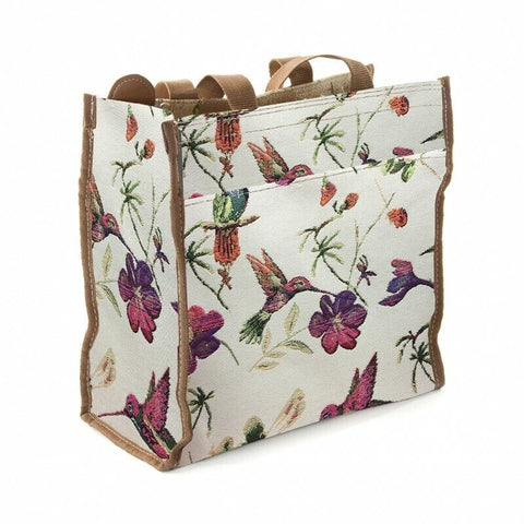 Signare Womens Fashion Tapestry Shopper Bag Shoulder Bag Humming Bird Design