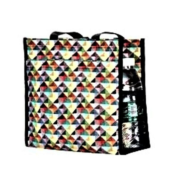 Signare Womens Fashion Tapestry Shopper Bag Shoulder Bag Triangle Design