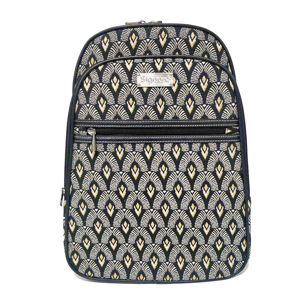 Tapestry BLACK AND WHITE LUXOR BACKPACK.