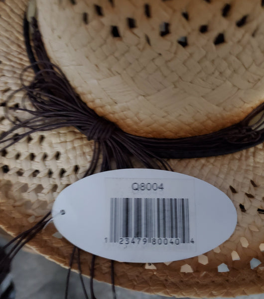 Q8004 Tea-Stained Toyo Cowboy Hat 100% Paper Cowboy Hat.