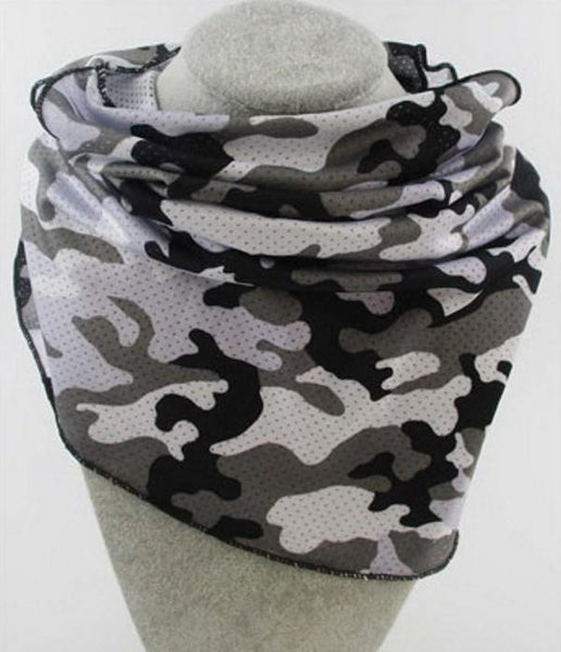 FASHION FACE MASK SCARF with Ear access Washable Reusable Camo.