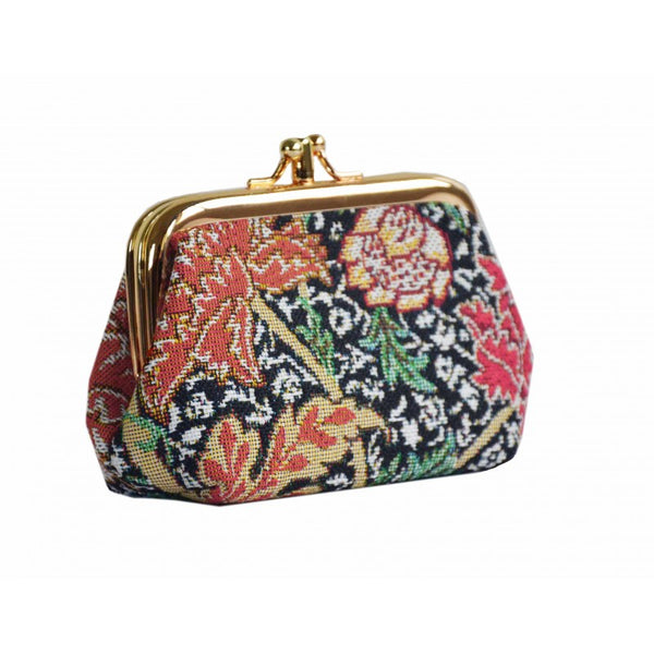 WILLIAM MORRIS THE CRAY  COIN CLASP FRAME PURSE WALLET BY SIGNARE.