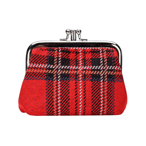 Signare Royal Stewart Tartan Double Section Coin Frame Purse Tapestry.