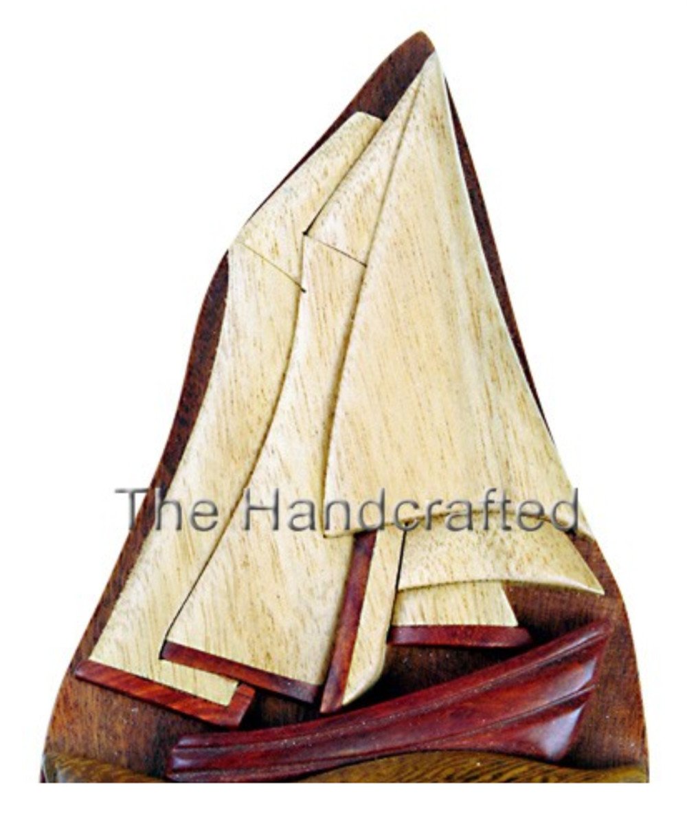 Hand-Carved-in-Vietnam-Wood-Sailboat-Puzzle-Box-Intarsia-Wood.