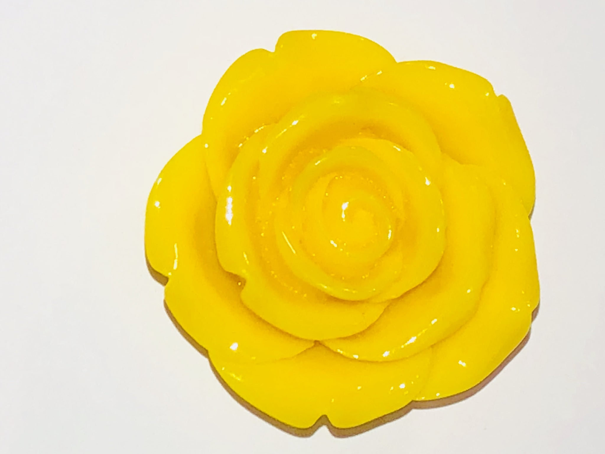 Attractables Custom Purse Jewelry-Magnet Key holder Yellow Rose.